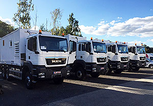 Flotte Versorgungsfahrzeuge SUED-TRANS-Überführung