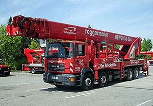 Kranwagen SUED-TRANS Überführung