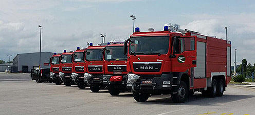 Airline-Feuerwehr-Flotte