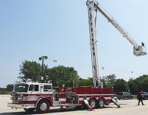 New-Lenox Fire Fighter Hubwagen
